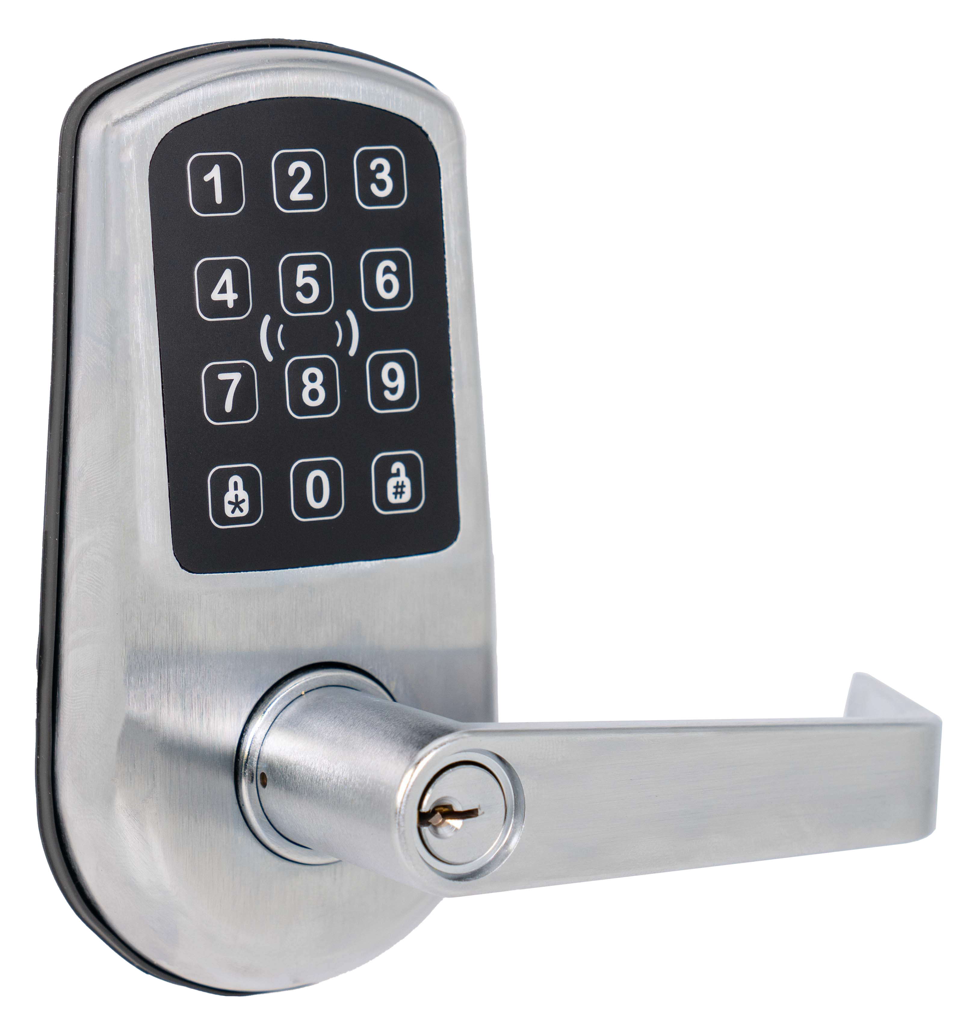PDQ SDS keypad + RFID, angled view